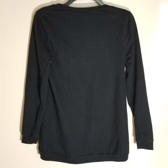 COPY - Long Sleeve Black Heart Shirt (Size M) - Picture 2 of 2